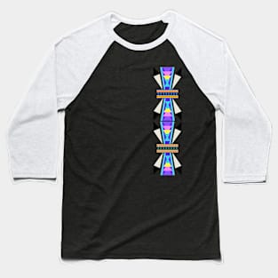 Feather Tribal Design Baseball T-Shirt